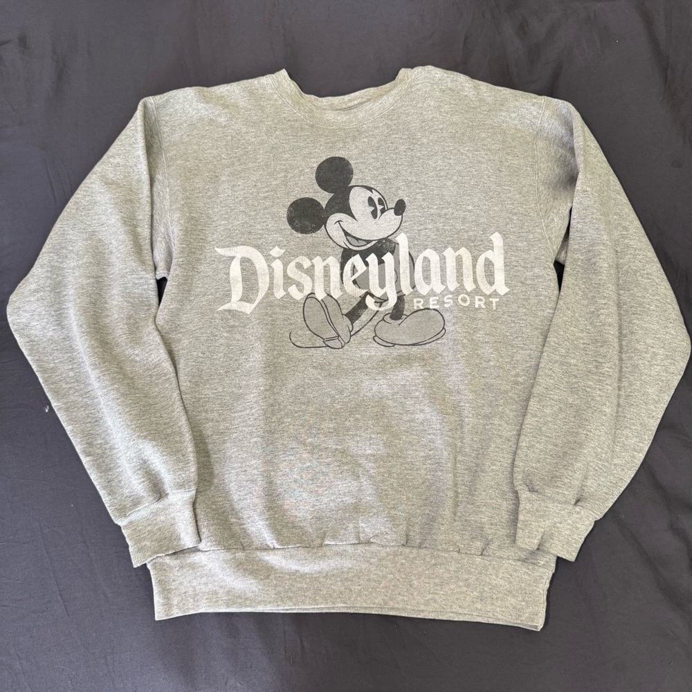Disneyland Grey Crewneck Sweatshirt